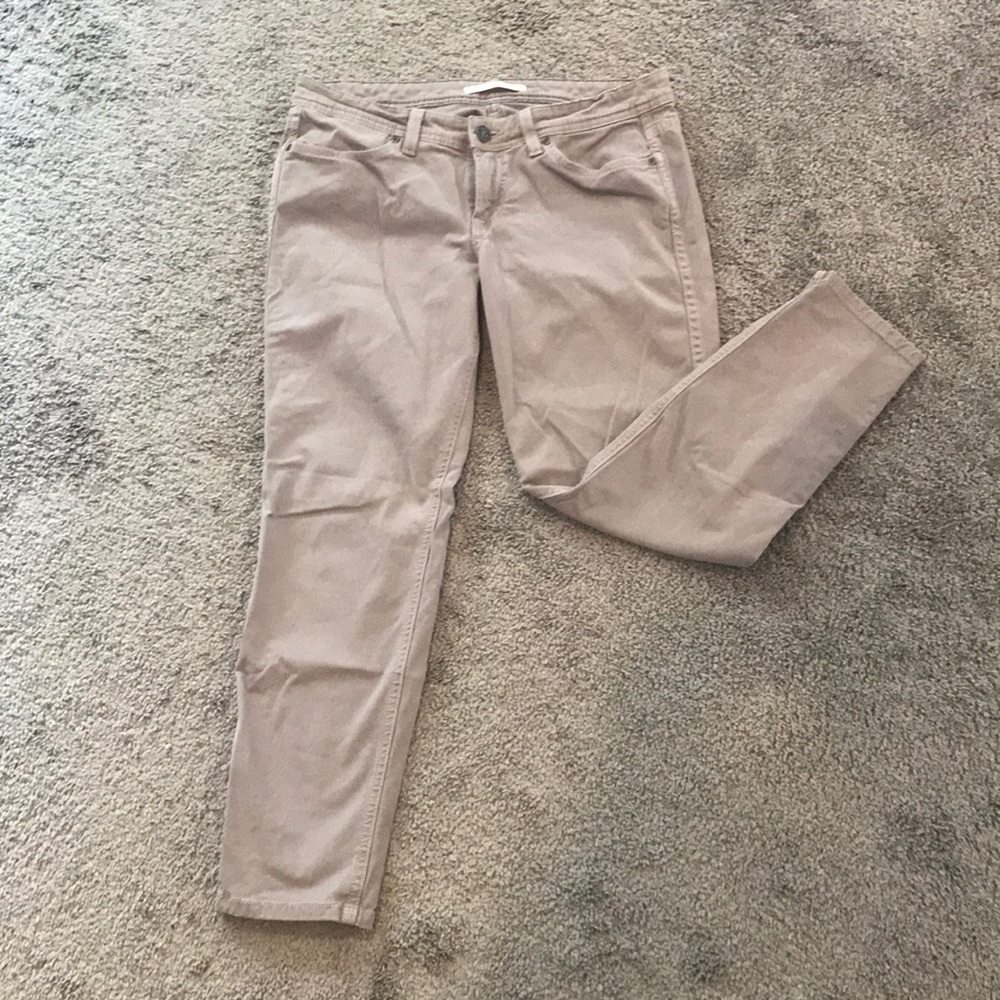 Grey rich and skinny cropped jeans